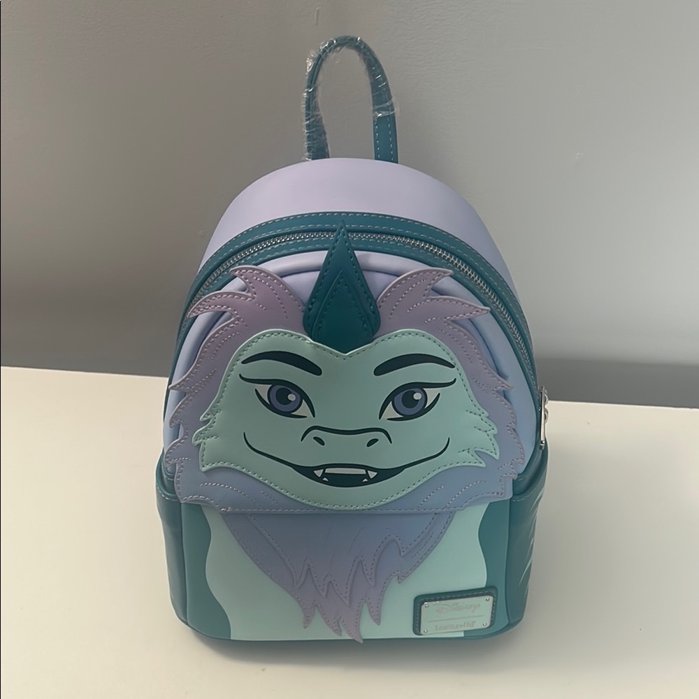 Kids Monster Backpack - Purple and Teal